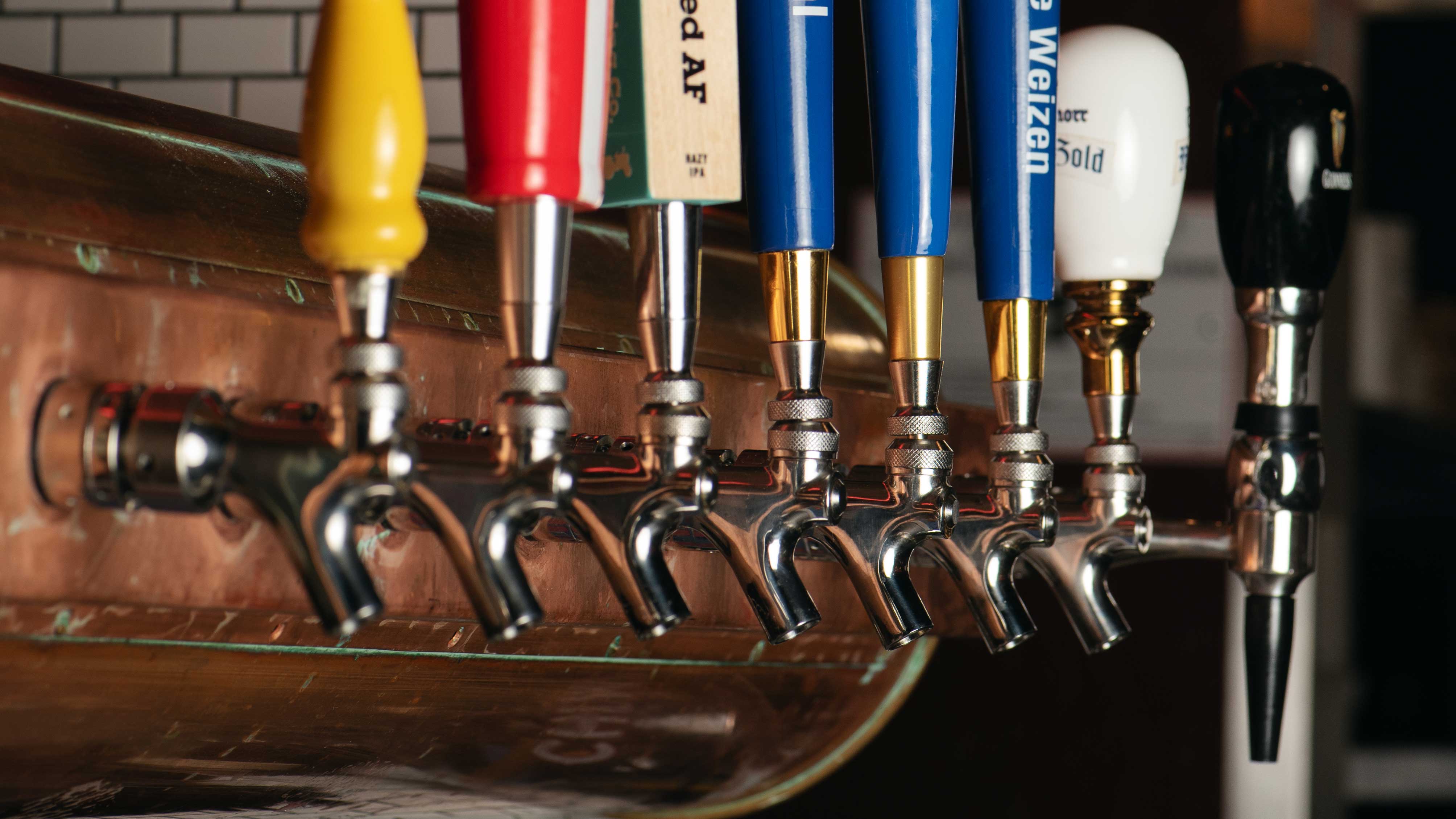 Colorful Beer Tap Handles