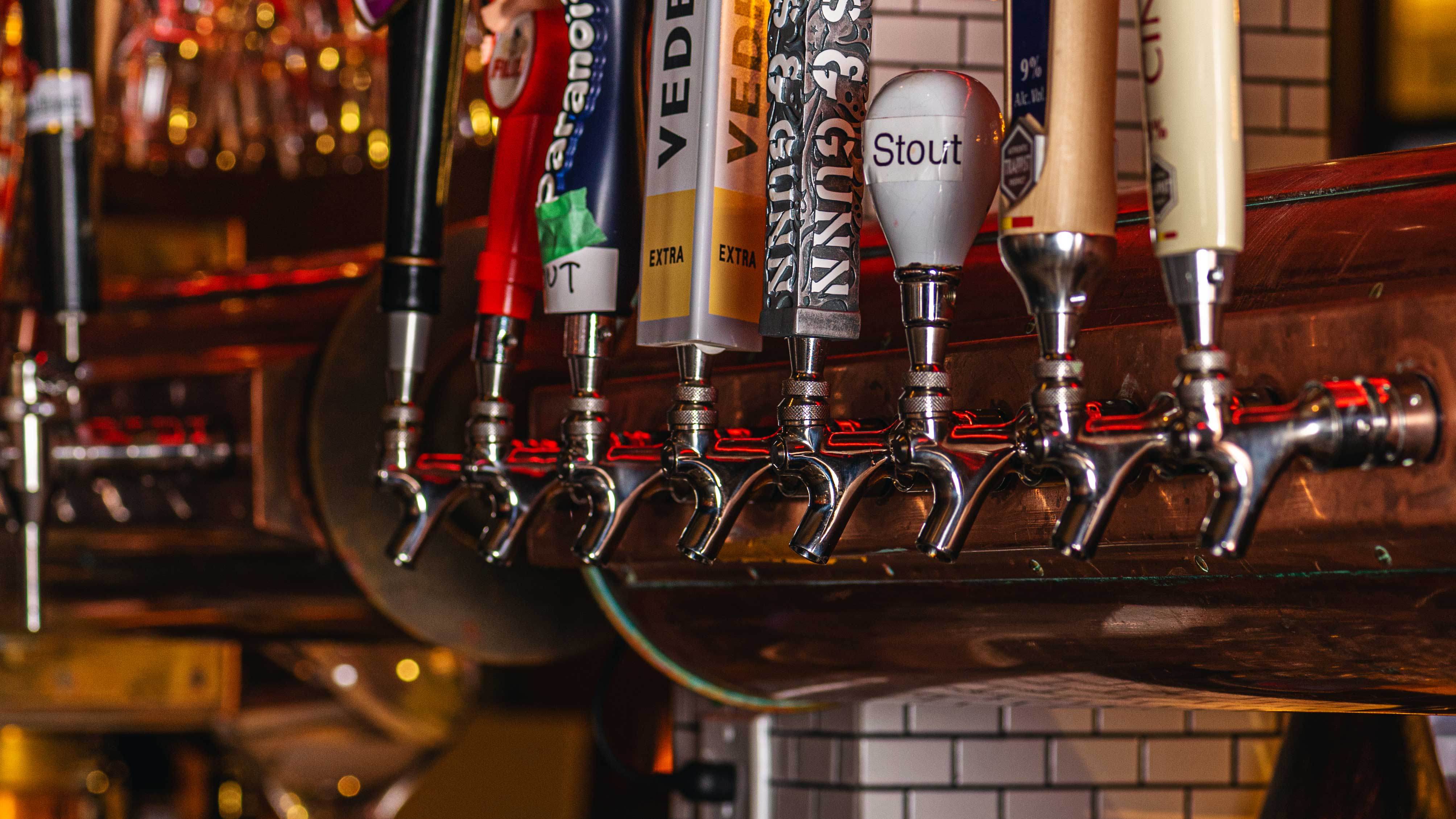 Stout Beer Taps