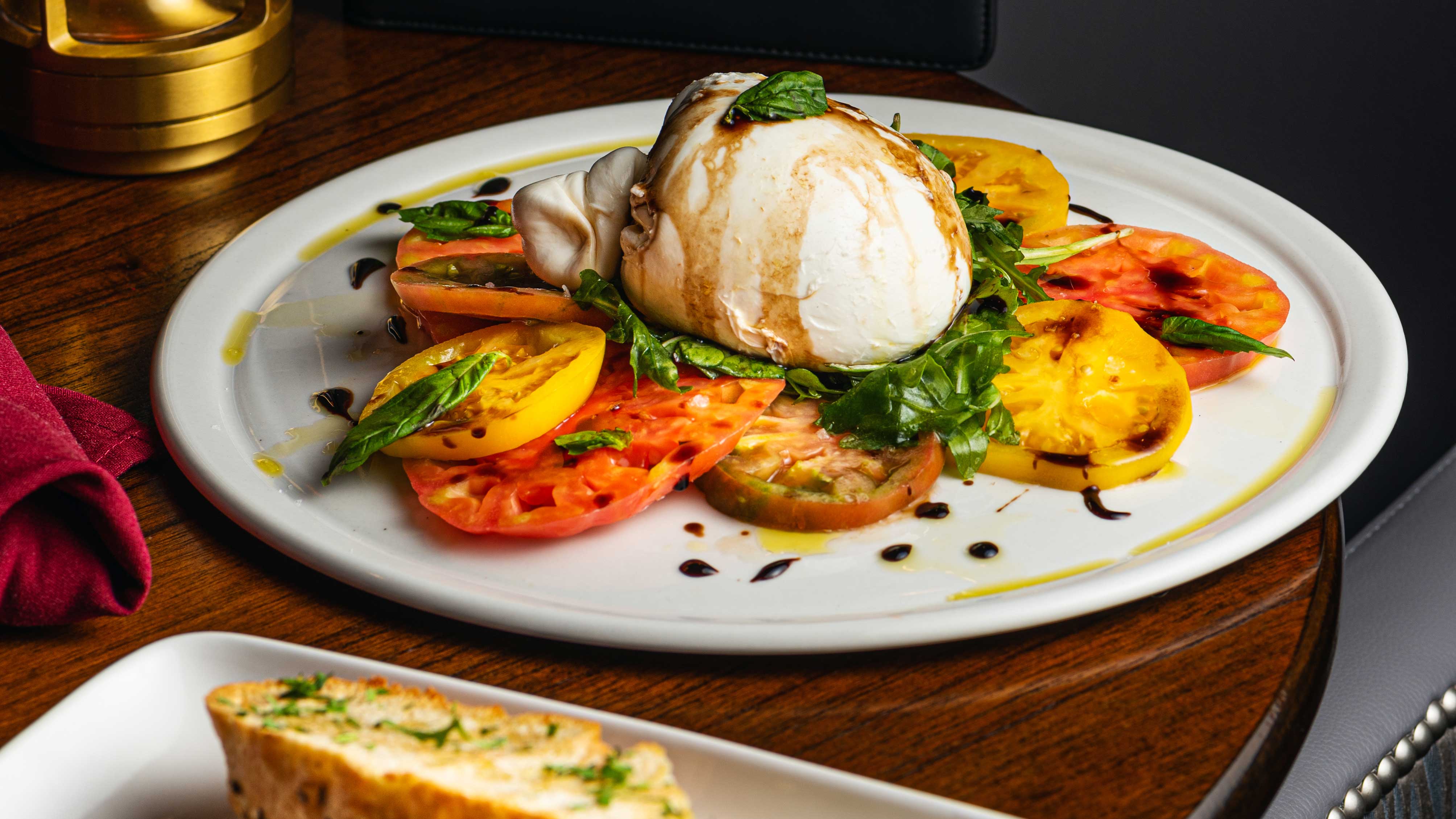 Burrata with Heirloom Tomatoes