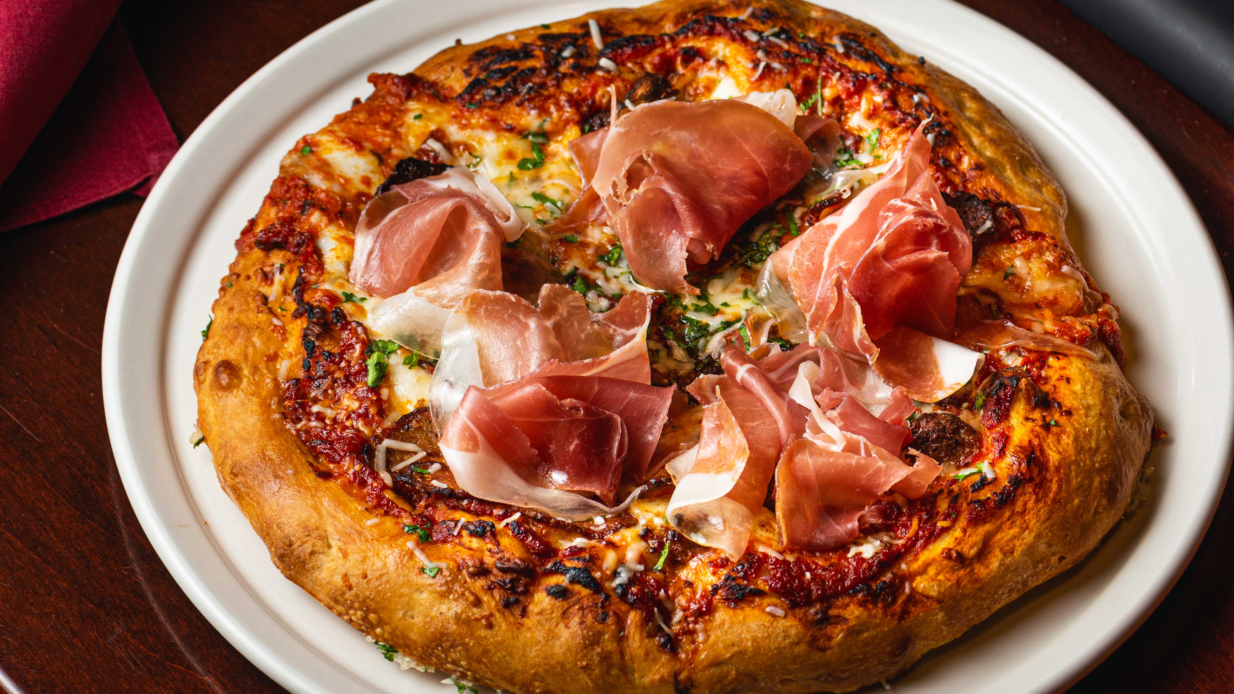Pizza with Prosciutto